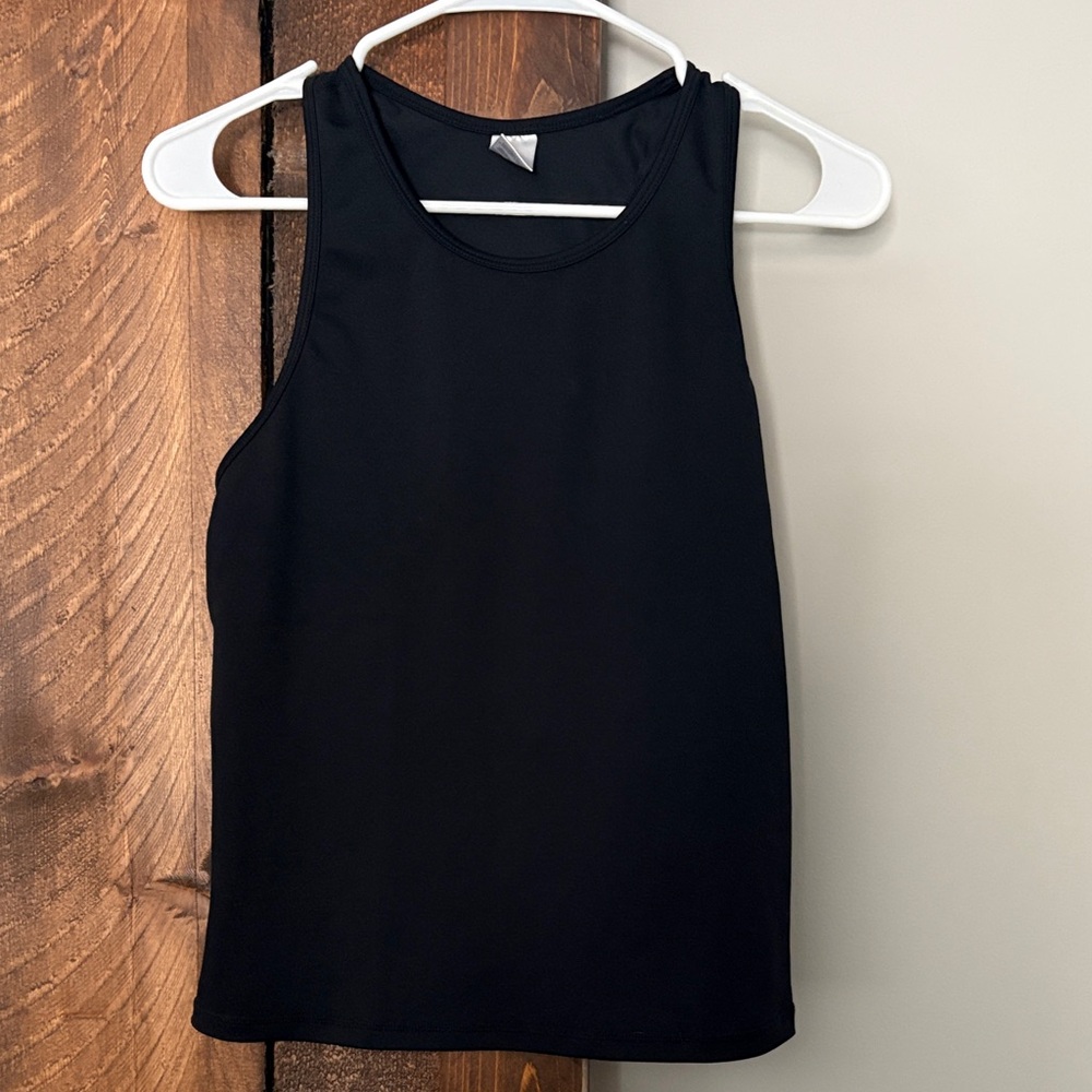 Senita Athletics Black Tank Top
